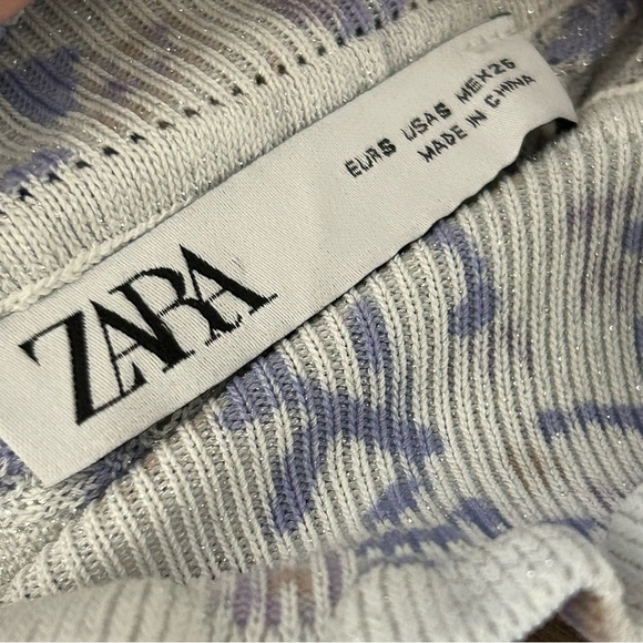 Zara Floral Patterned Women's Top S - Picture 6 of 11